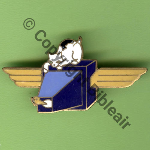 SECTION PHOTO AIR  XX.114  A.AUGIS ST.BARTH LYON 3Lignes Bol fenetre allonge Dos dore Grenu Src.Y.GENTY 202Eur(x4) 